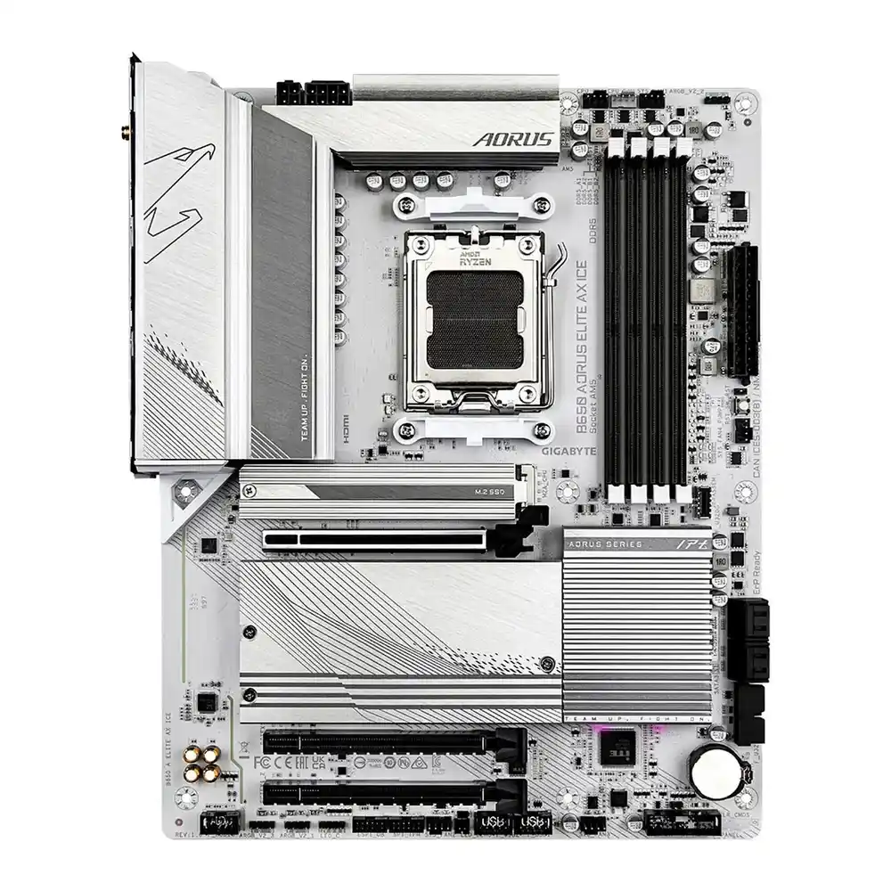 (image for) Gigabyte AMD Ryzen B650 AORUS ELITE AX ICE AM5 DDR5 ATX Motherboard